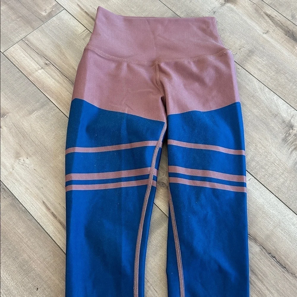 Alo Yoga Women's High Waist Tech Lift Airbrush Legging Rosewater Marathon Sz XS